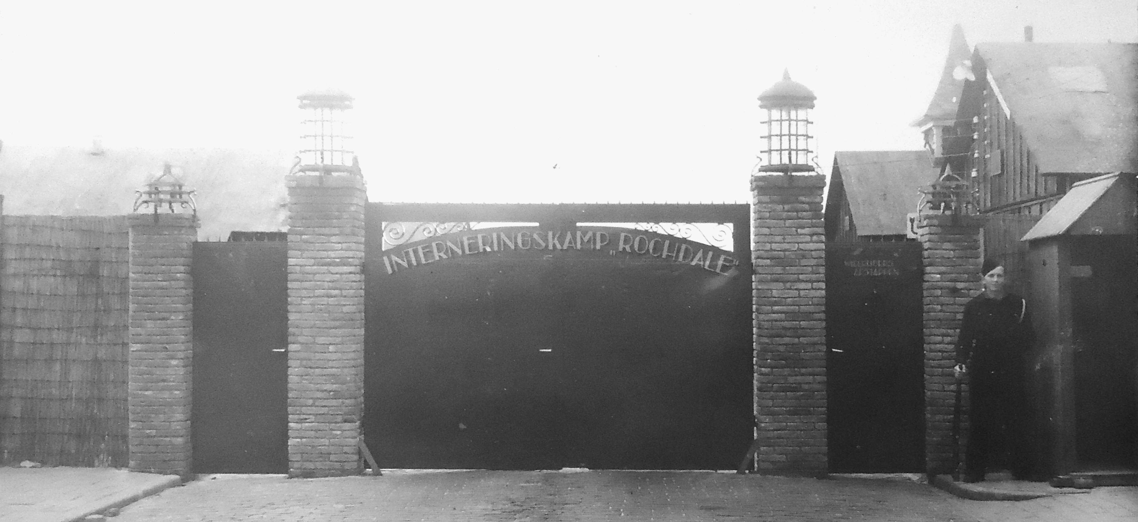 ingang interneringskamp Rochdale